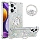 thumbnail image 1 of Funda para Xiaomi POCO F5 5G con Brillo Líquido Flotante, Purpurina, Parachoques y Anillo Giratorio Soporte, 1 of 5