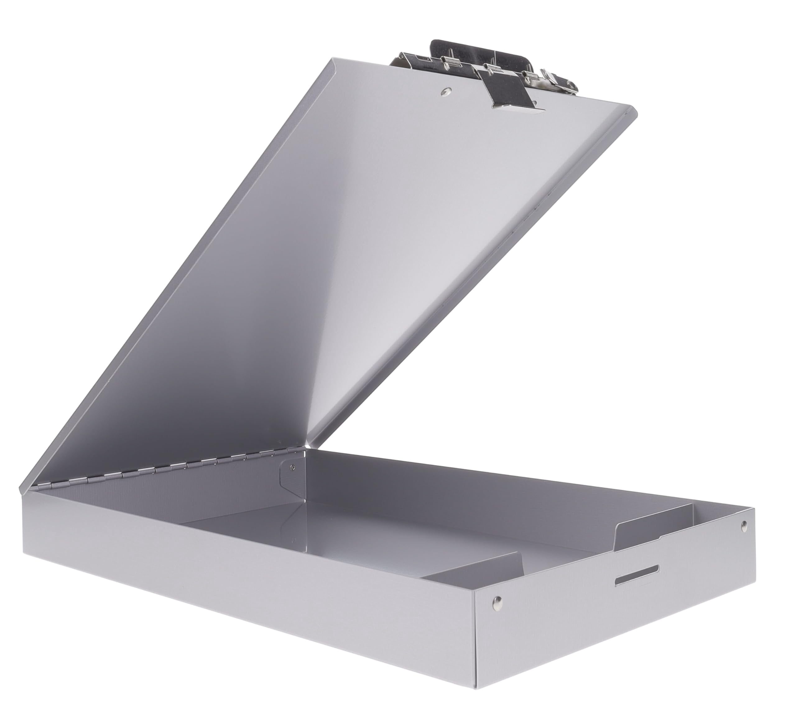 Saunders Recycled Aluminum  Storage Clipboard With Self-locking Latch - Lightweight Weather-resistant Lacquer Finish Stationery Box. Office Products Letter