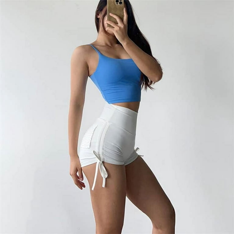 Pdxnyxx Aesthetic Workout Shorts Womens Aesthetic Yoga Shorts with Pockets  for Women Athletic Shorts for Women