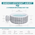 thumbnail image 3 of Bestway SaluSpa Fiji 2-4 Person Inflatable Hot Tub, Round Energy-Efficient Spa, 71" x 26", 3 of 13