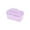 Purple, variant on Art Bin Storage Box, Multipurpose Plastic Art and Craft Supply Storage Container, Bin Case with Removable Tray and Handle, First Aid Box Organizer, 1 Pcs, 7.08x3.54x4.13"