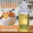 thumbnail image 4 of Oil Bottle Squeeze Dispenser Olive Vinegar Cooking KitchenPlastic New_Tool T9I6, 4 of 7