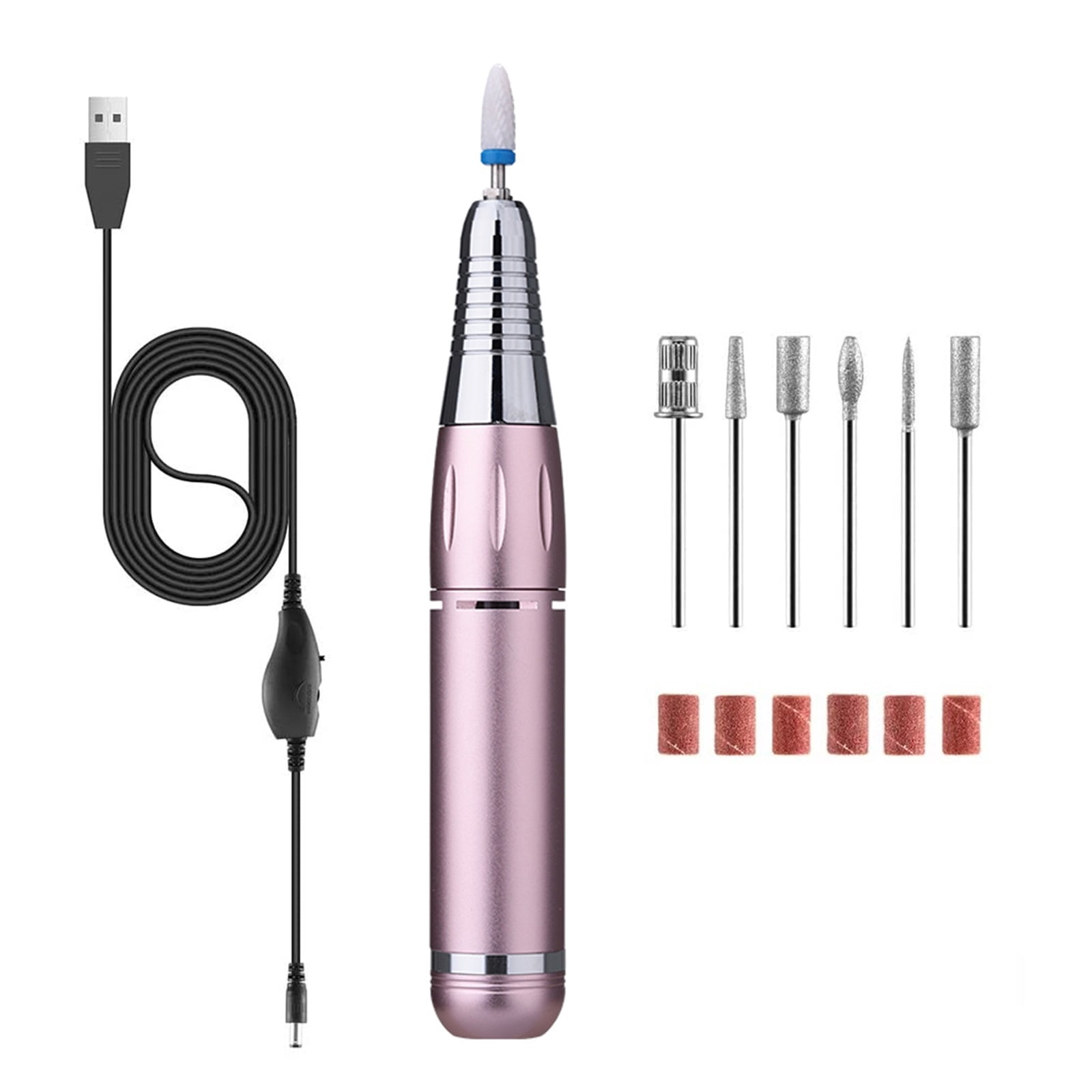 Portable Electric Nail Drill For Acrylic Nails, 35000RPM Nail File Manicure Pedicure Polishing, Nail Art Equipment Nail Salon Tool ,Low Noise