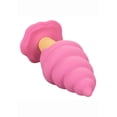 thumbnail image 2 of CalExotics Naughty Bits Yum Bum Ice Cream Cone Silicone Anal Plug, Pink, 2 of 7