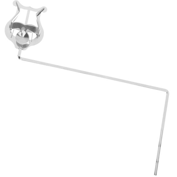 Saxo de metal Sax Clamp-On Clip bajo Clarinete Música Clamp Trompeta Lyre Marching Music Clip