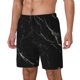 thumbnail image 1 of Fotbe Black Marble Texture Abstract Traje de Baño para Hombre – Shorts de Natación de Secado Rápido con Forro y Bolsillos-Small, 1 of 6