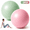 Pink & Green, variant on Small Exercise Ball 2 Pack 8-10 Inch Mini Yoga Ball Anti-Burst Pilates Barre Fitness Ball
