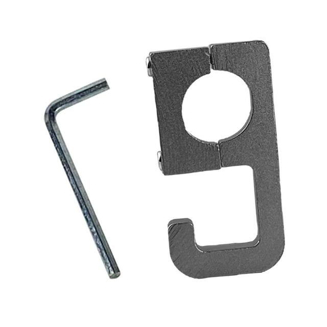 S SERENABLE Motorcycle Hook Spare Parts Easy to Install Handlebar Luggage Hanger Hook argent argent white