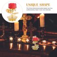 thumbnail image 2 of Candelabro de escritorio TOYMYTOY Candelabro creativo con forma de loto Candelabro budista, 2 of 5