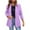 59#Purple, variant on Ftwytp Cardigans for Women Promotion Turn Down Collar Long Sleeve Casual Coat Cardigan Fashion Solid Color Button Cardigan Blouse