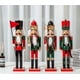 thumbnail image 3 of Suministros de decoración navideña, artesanías de madera, adornos de Cascanueces de madera, regalos, juguete, soldado Cascanueces de Navidad, 3 of 4