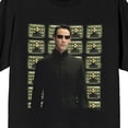 thumbnail image 6 of The Matrix Neo Many Screens on Black Adult T-Shirt-6XL, 6 of 7