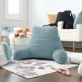 thumbnail image 4 of Nestl Almohada de Lectura con Respaldo, Apoyo para la Espalda Brazos, Descanso Cama Memory Foam Triturada, Color Azul Piedra., 4 of 6