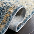 thumbnail image 5 of SAFAVIEH Valencia James Oriental Traditional Area Rug, Blue/Gold, 8' x 10', 5 of 8