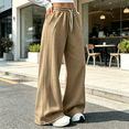thumbnail image 7 of Akmaiox Wide Leg Sweatpants for Women, Plus Size Drawstring Waist Workout Joggers with Pockets, Casual Comfy Outdoor Hiking Pants, 7 of 7