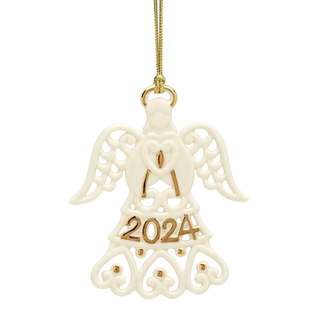 Ornamento Lenox 895755 2024 Un año para recordar al ángel
