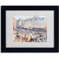 thumbnail image 2 of Trademark Fine Art "Place du Havre 1893" Canvas Art by Camille Pissarro, Black Frame, 2 of 3