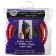 Knit Quick Knitting Round Loom Set - by Loops & Threads (5.5 - 7.5,9.5,11.5)