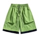 thumbnail image 2 of pstuiky Hombres bajos, Pantalones cortos casuales cómodos de moda para hombre, de color liso, con cintura elástica regular, para playa Pantalones cortos de entrenamiento, 2 of 4