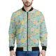 thumbnail image 3 of Chaqueta con cremallera y diseño de globo aerostático de dibujos animados para hombre, abrigo con estampado 3D, chaquetas informales con cremallera para la calle, sudadera bomber de manga larga para n, 3 of 5