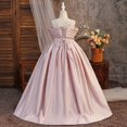 thumbnail image 4 of FYDUU Girls Bridesmaid Dresses Flower Girl Dress Formal Wedding Pageant Long Maxi Dress A-Line Birthday Party Gown Princess Dress 11-12 Years, 4 of 4