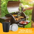 thumbnail image 6 of Drip Grease Bucket and 10 Pack Foil Liners for Pit Boss, Traeger 20/22/34 Series,Oklahoma Joe's, 6 of 8