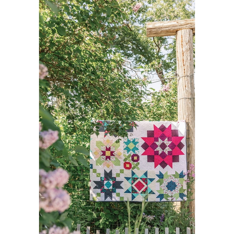 Shelley Cavanna, Flower Farm Sampler, 18 Floral Blocks, Paperback