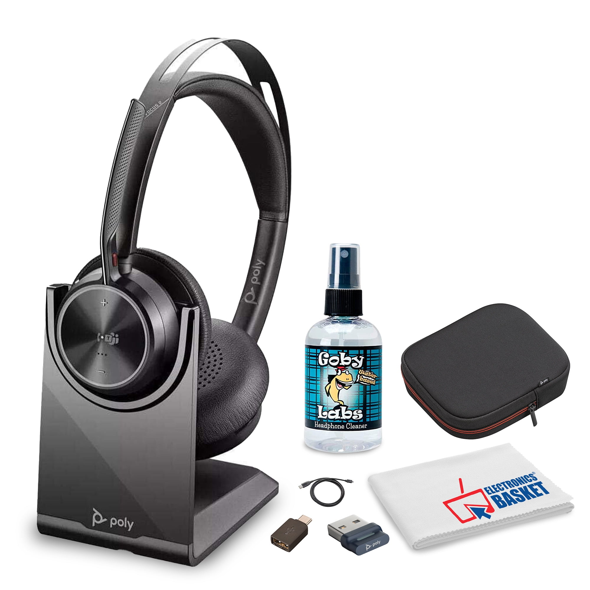 Plantronics Poly Voyager Focus 2 UC USB-A Wireless Headset