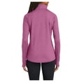 thumbnail image 2 of Yellow Rooster Women's Sport Wick Stretch 1/2 Zip Pullover Pink Rush Heather 4XL, 2 of 7