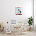 thumbnail image 2 of Bird Perched Sprinkled Donut Animals & Insects Graphic Art Luster Gray Framed Art Print Wall Art, 2 of 6