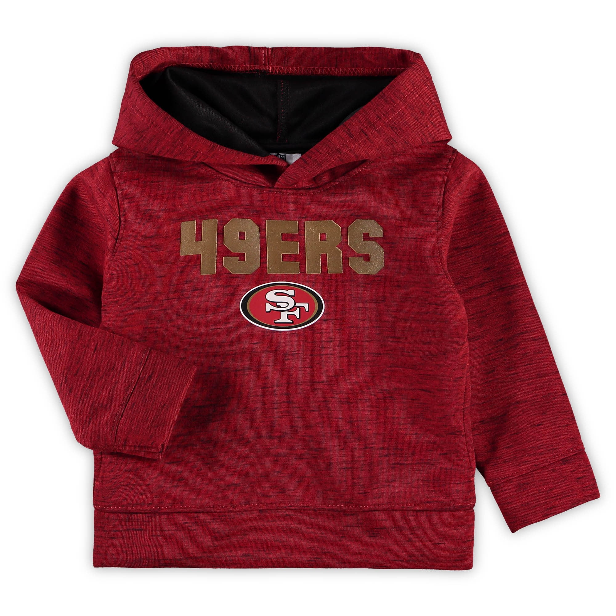 Toddler Heathered Scarlet San Francisco 49ers Pullover Hoodie - Walmart.com - Walmart.com