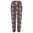 thumbnail image 4 of Fiaer Christmas Womens Sweatpants Funny Graphic Plus Size Xmas Pants Baggy Casual Trendy Comfort Pocket Trousers Navy L, 4 of 5