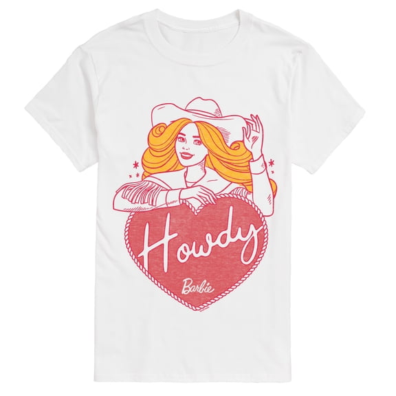 Barbie - Western Howdy Heart - Men's Short Sleeve Graphic T-Shirt