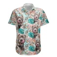 thumbnail image 4 of Camisa de playa con estampado 3D de perro y animal divertido, lindas camisetas con gráficos de mascotas para hombres, ropa, camisas hawaianas casuales, blusas de manga corta para niños, 4 of 5