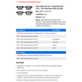 thumbnail image 2 of Rear Brake Pad Set - Compatible with 2016 - 2022 Mercedes-Benz GLC300 2017 2018 2019 2020 2021, 2 of 2