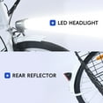 thumbnail image 6 of ChaoLink 26in Electric Tricycle for Adults 750W Motor, Electric Trike with 48V-16Ah Removable Battery.32 MPH Max Speed. 7-Speed Gears,4 Riding Modes,3 Wheel Electric BikeWhite, 6 of 8