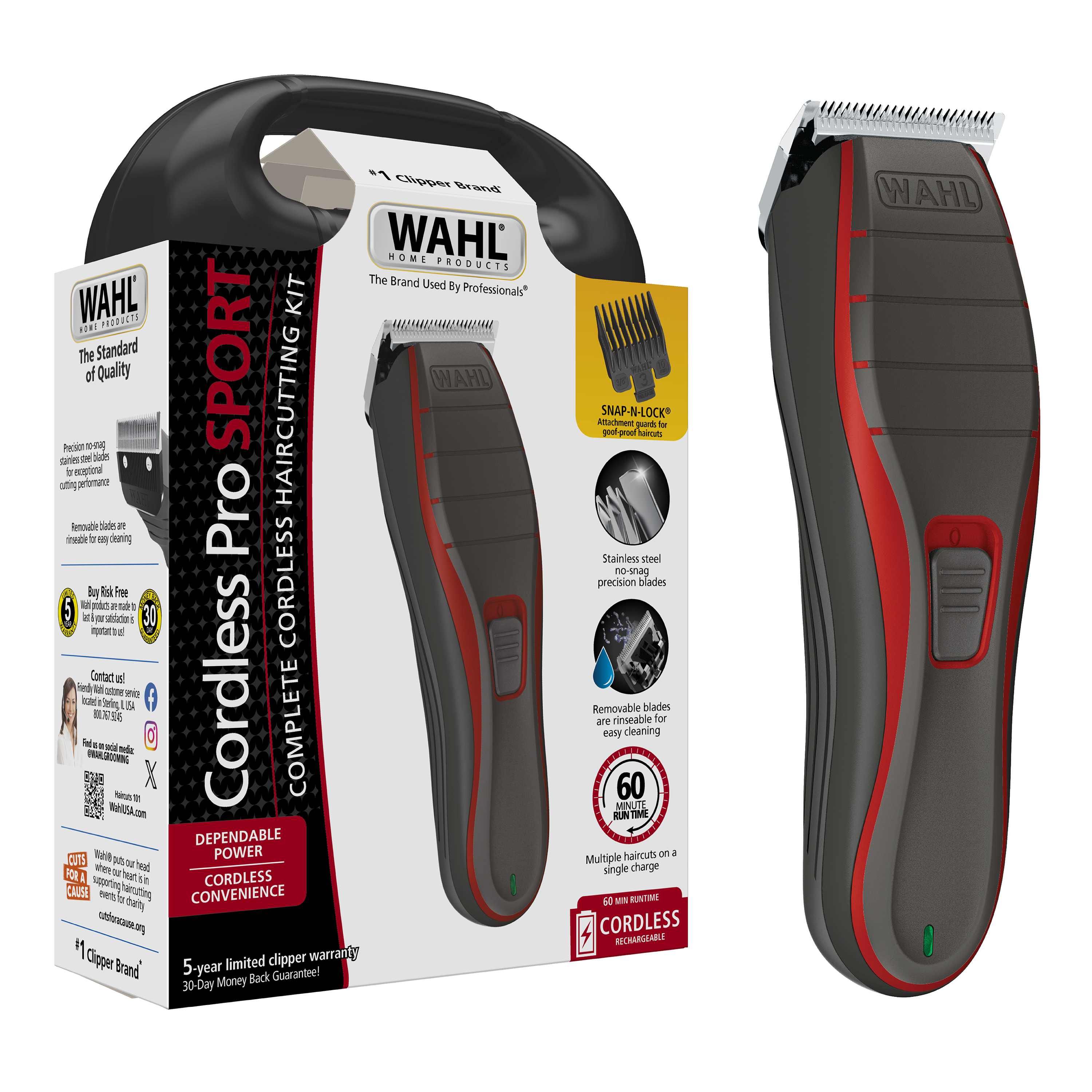 Wahl Cordless Pro Rechargeable Hair Clipper Kit