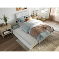 thumbnail image 4 of AFI Canyon White Farmhouse Solid Wood Platform Bed with Footboard & Twin Trundle, Twin, 4 of 13
