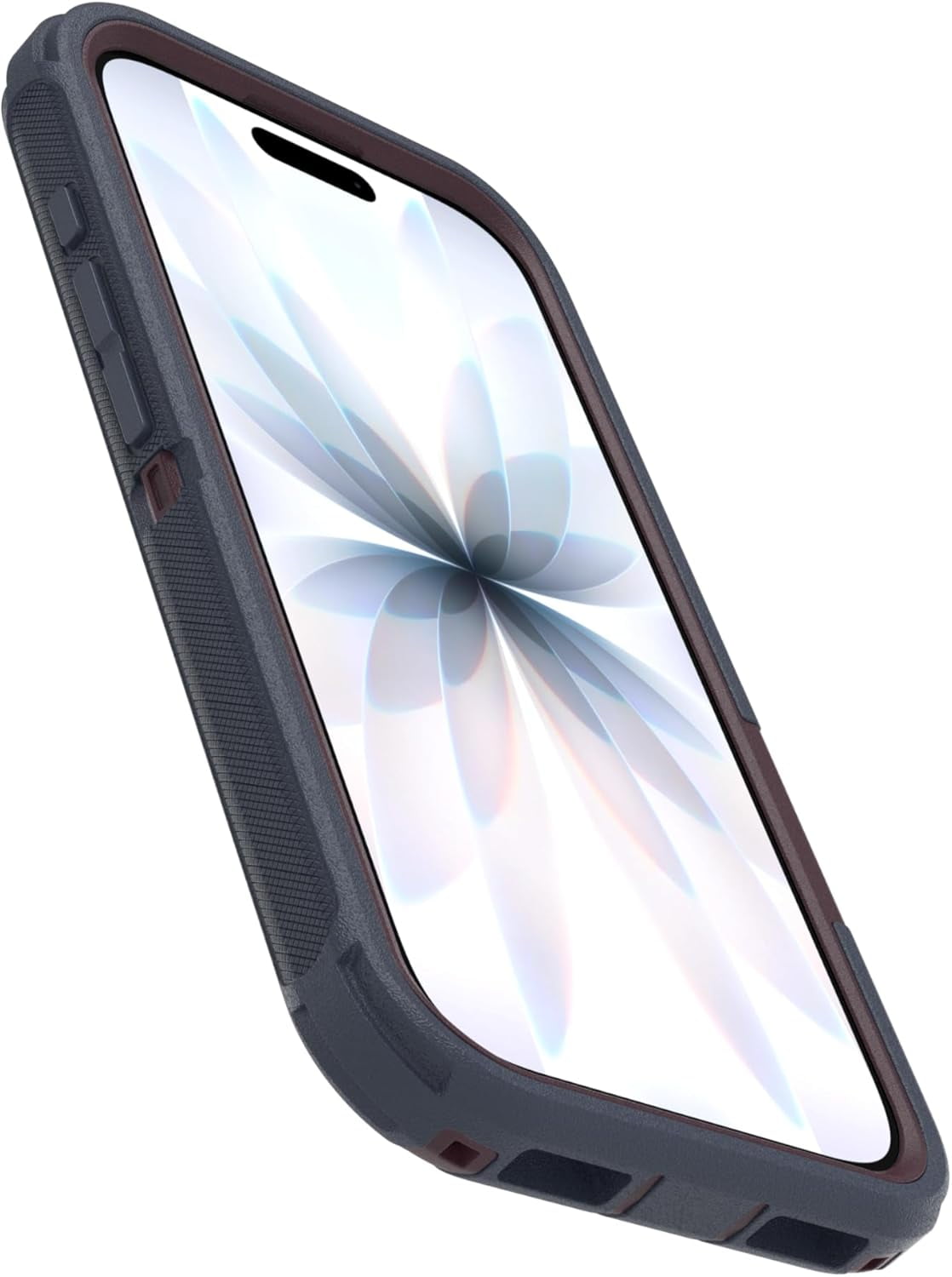 OtterBox iPhone 17 (Only) - Defender Series Case - Indigo Tulip (Blue & Purple) - Case Only - Snaps on MagSafe - Tough - Rugged & Durable - Non-Retail Packaging