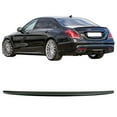 thumbnail image 2 of Ikon Motorsports Rear Trunk Boot Deck Lid Spoiler Wing Lip Exterior Auto Parts Compatible With 2014-2020 Mercedes-Benz W222 S-Class Sedan 4-Door OE Style Painted #7992 992 Selenite Gray Metallic ABS, 2 of 9