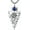 Lapis Lazuli, variant on Arrowhead Necklace for Men 925 Sterling Silver Natural Gemstone Viking Arrow Pendant Jewelry Gifts for Father