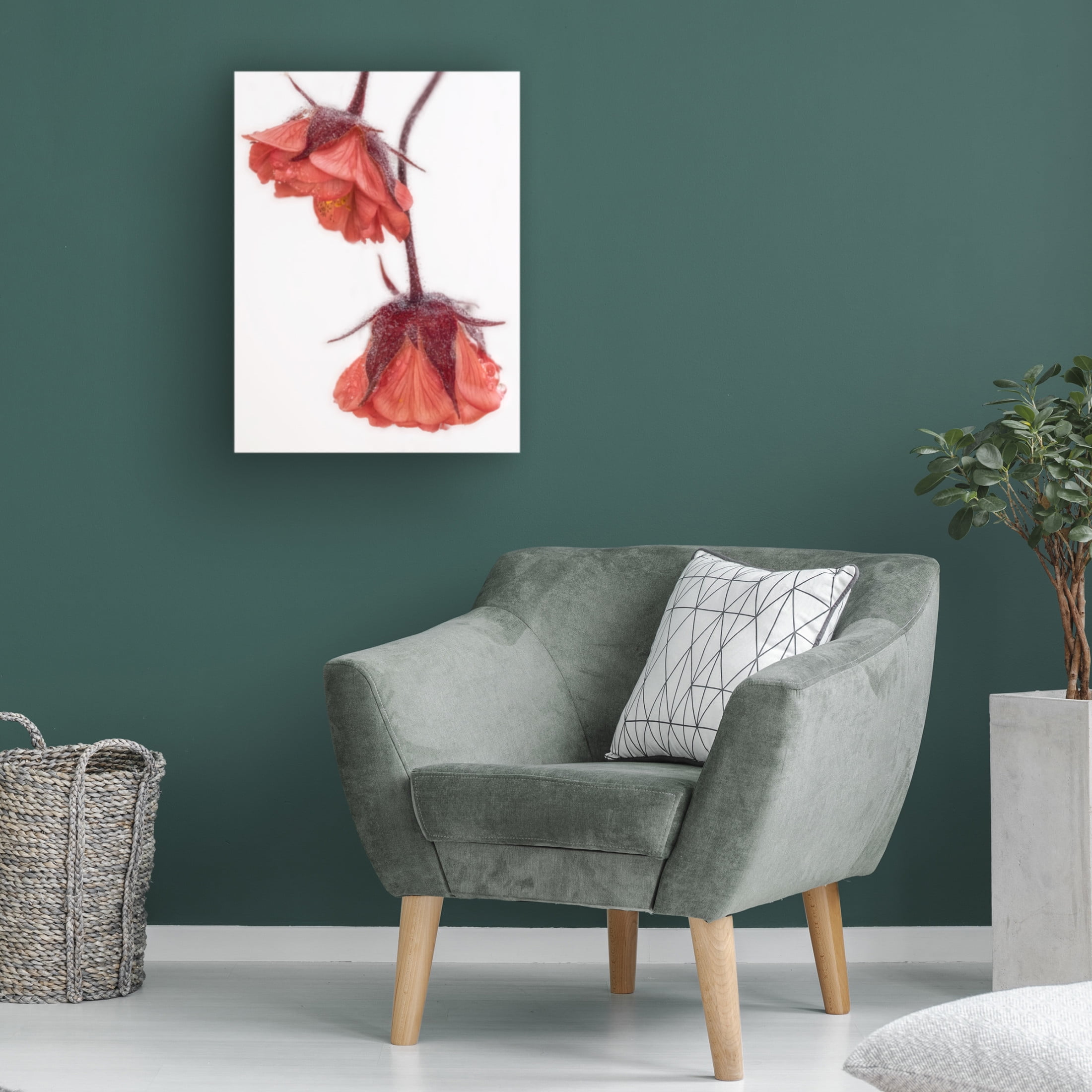 Trademark Fine Art Marie anne Stas Red and Wet Canvas Wall Art