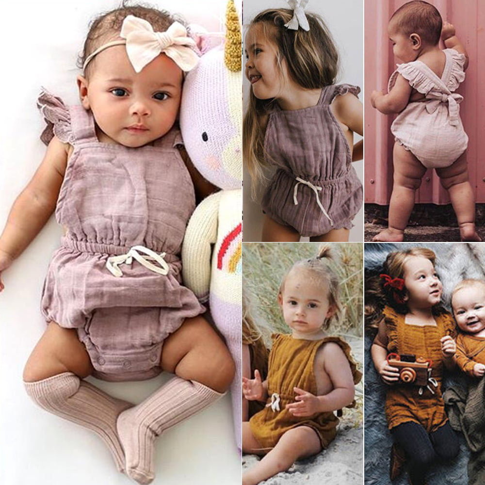 Tops+Headband+Dress Details about   Baby Girl Sequin Bow Newborn Dress 3pcs Clothes 