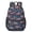 Fireman and Flame, variant on Fireman and Dog Black Pattern 17" School Backpacks for Teens,Waterproof Oxford Fabric,S-Shape Padded Straps for School,Travel,Hiking,Camping