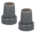 thumbnail image 1 of 2pcs Cane Tips, Crutch Tips Crutch Feet Pads Wear  Protective Round Foot Design 360 Degree Rotatable Thickened Rubber Canes Feet Covers, 1 of 8