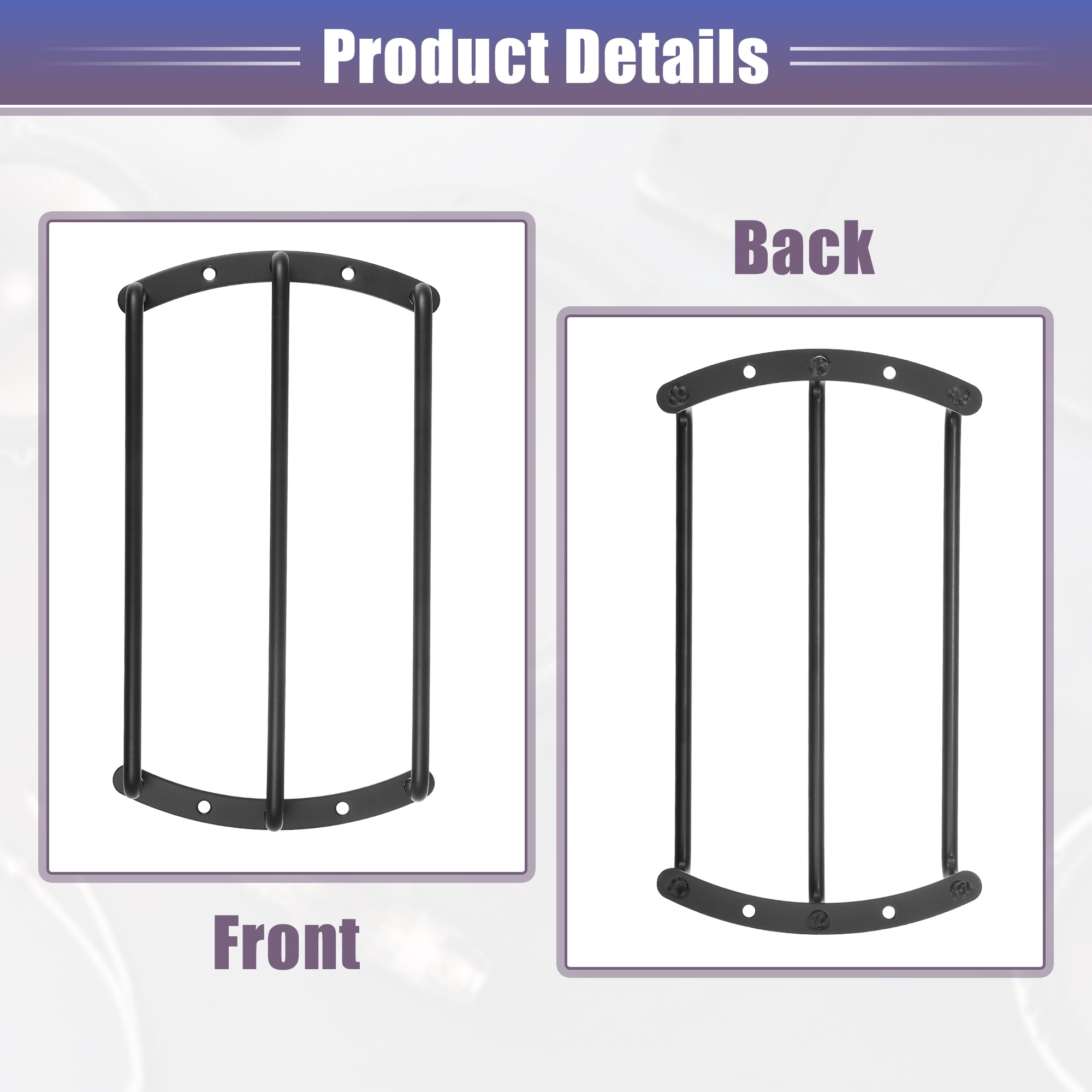 Unique Bargains Universal Black Iron Speaker Grill Bar Audio Speaker Subwoofer Cover 8"