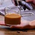 thumbnail image 2 of Double Spouts Shot Glass Borosilicate Measuring Glassware Coffee Espresso Measure Cup with Heat Resistant Handle, 2 of 18