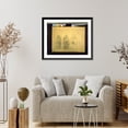 thumbnail image 4 of Historic Framed Print, [St. Aloysius Roman Catholic Church (209 West 132nd St., New York). Mural depicting the Adoration of the Magi." Elevation. Study]" - 2, 17-7/8" x 21-7/8", 4 of 9