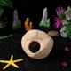 thumbnail image 5 of Cueva de roca estilo piedra para pecera, refugio para peces de cerámica, escondite para peces, decoración para pecera, accesorio de descanso, 5 of 8