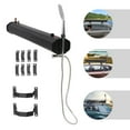 thumbnail image 3 of ToppiJoy 18L Portable Camping Solar Shower, Roof Rack Mount Road Shower Pressurized Water Tank with Water Hose and Shower Head for Outdoor Cleaning, Surfing, RV, 3 of 14